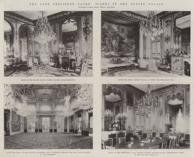 Le défunt Président Faure, Scènes au Palais de l